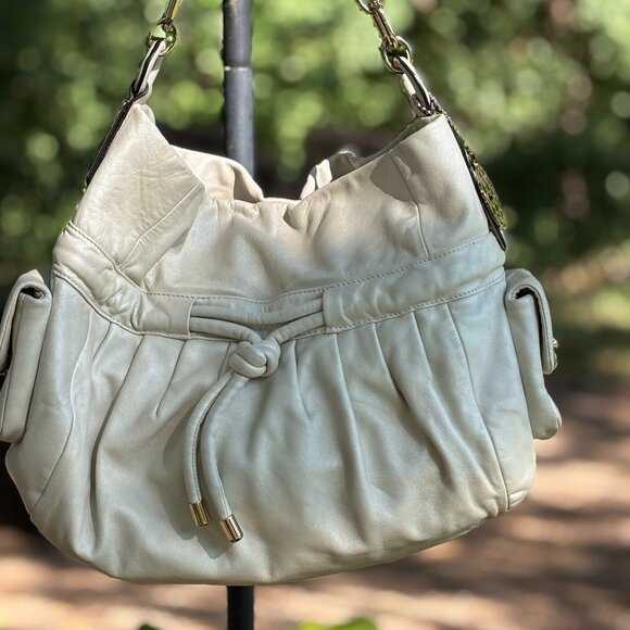 Coach Kristin Ruched Leather Hobo Shoulder Bag #14787 - Picture 1 of 16